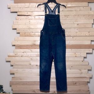 Land’s End Children cotton blend stretch Denim Jumper Girls Kids 16